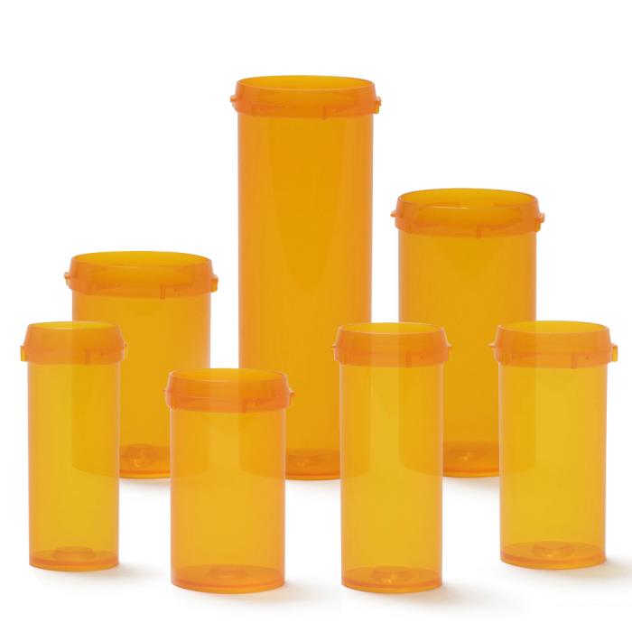 Friendly & Safe® Amber Vials